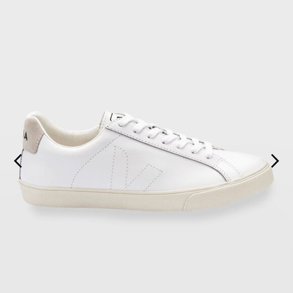 VEJA Esplar Leather Logo Sneakers size 8 - Picture 1 of 15